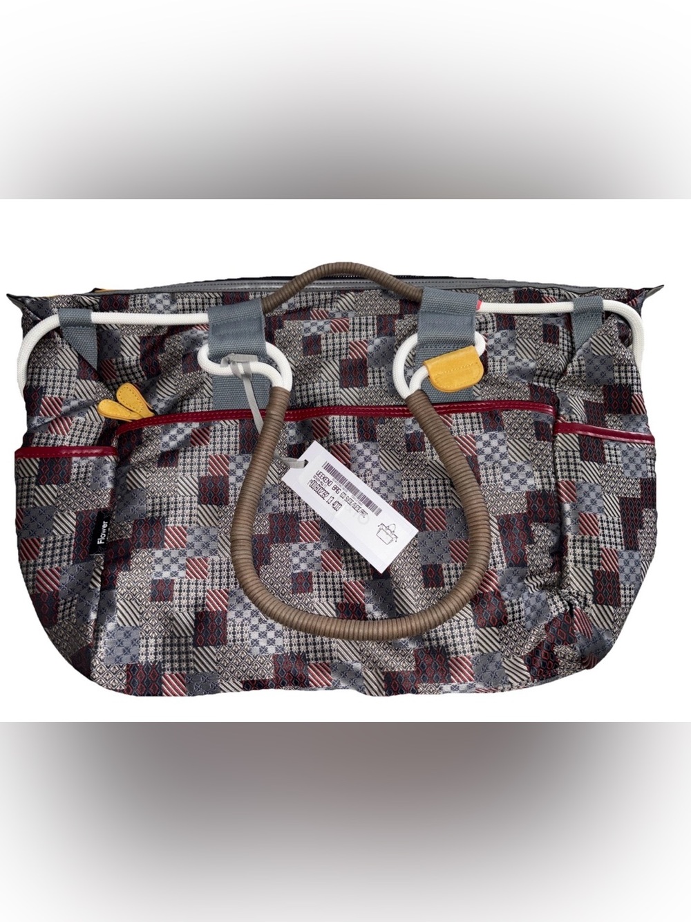 NWT Flower Mountain Weekend Bag in Patchwork Denim-Multi - Picture 2 of 10